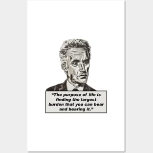 Jordan Peterson Quote #4 (original art version) Posters and Art